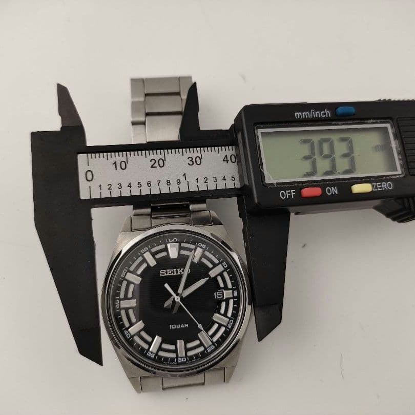 SEIKOクオーツ セイコー デイト 6n52-00g0 メンズ腕時計