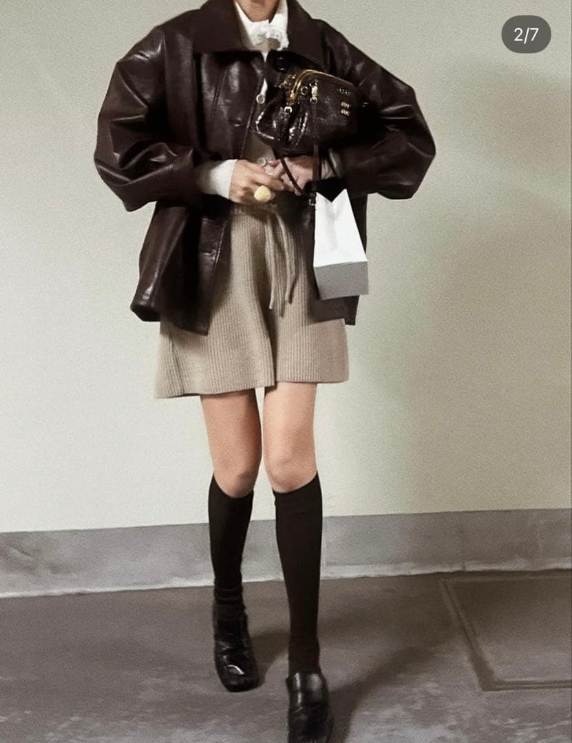 machatt【未使用】エコレザージャケット