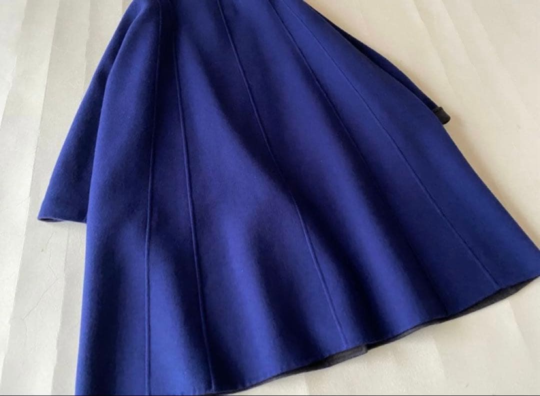 定価10万NEMIKA by Leilianウールアンゴラノーカラーリバーコート