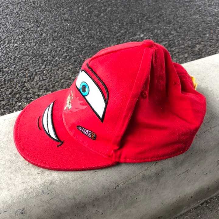 カーズ ライトニング・マックィーン ディズニー ピクサー キャップ 赤