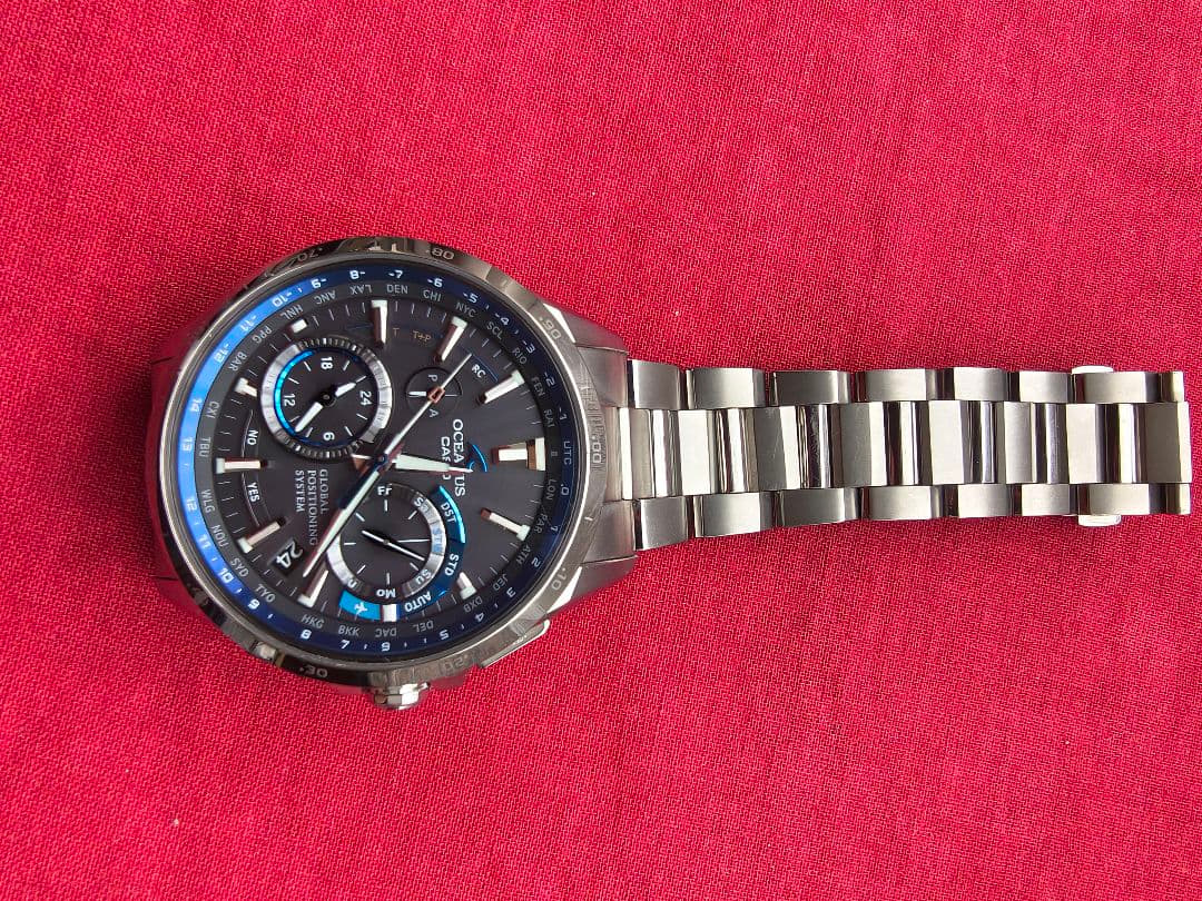 カシオ　オシアナス　OCW-G1000-1AJF美品