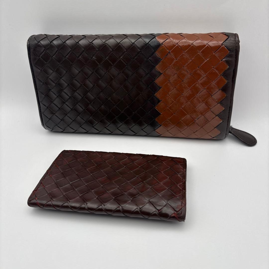 ◆正規品◆ボッティガヴェネタイントレチャート 長財布とオマケキーケース付き