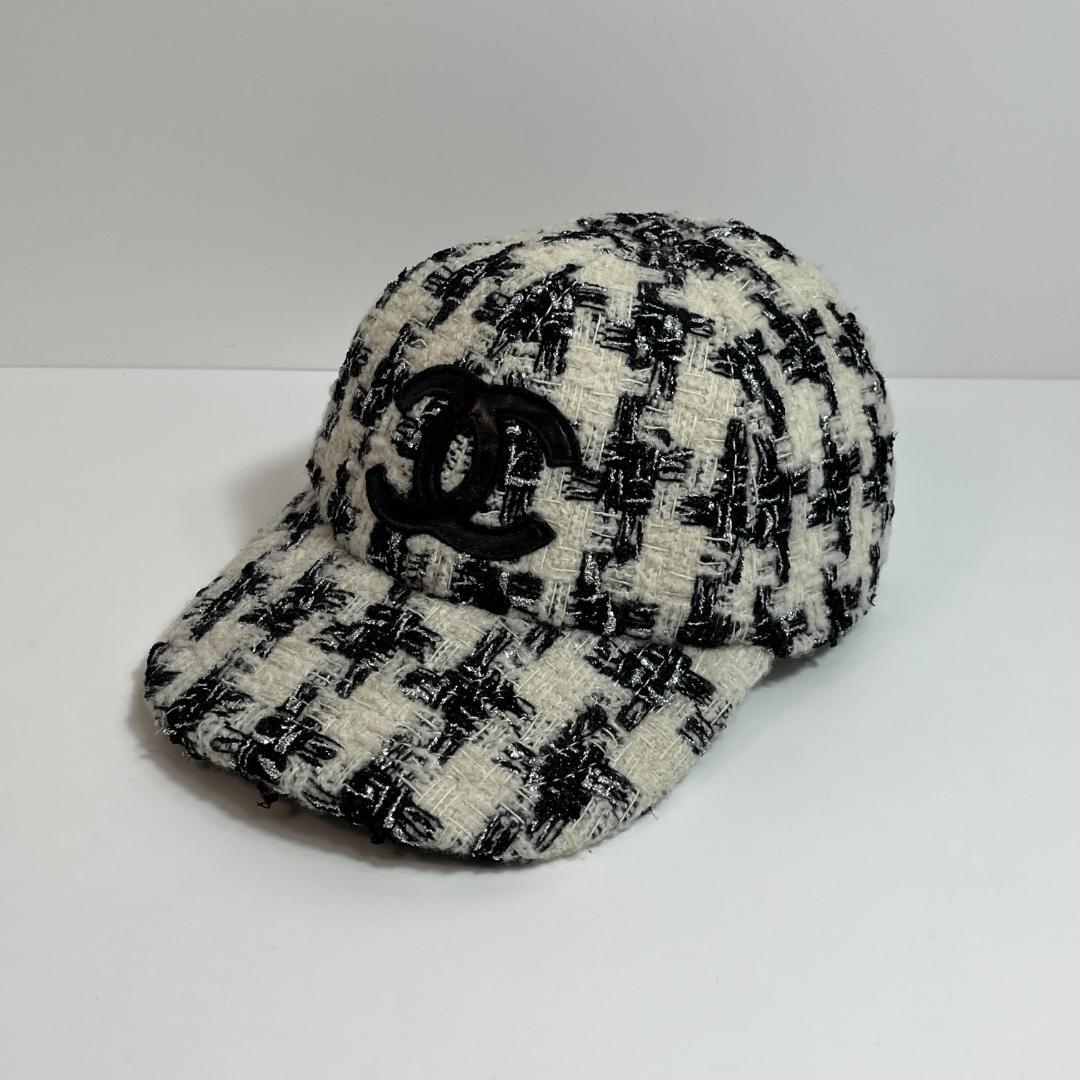 シャネル ツイード ココマーク CCキャップ MBZ159
