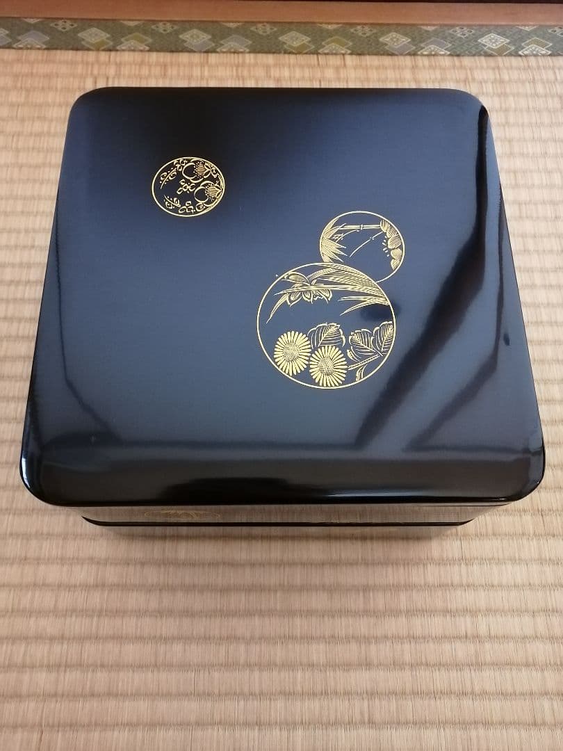 【輪島塗】最終値下げ　沈金　二段　重箱