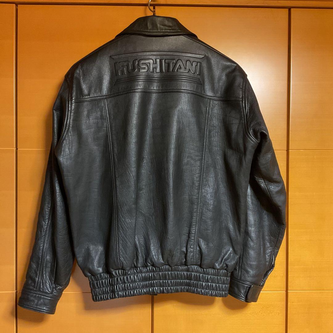 ウラン　クシタニ　レザージャケット　ライダース　牛革　黒　匿名配送