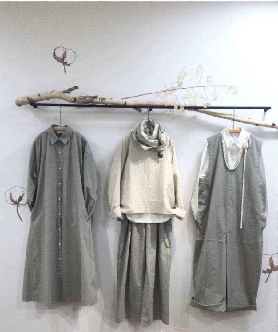 PRISTINE カラードポプリン　オールインワン　オーガニック　プリスティン