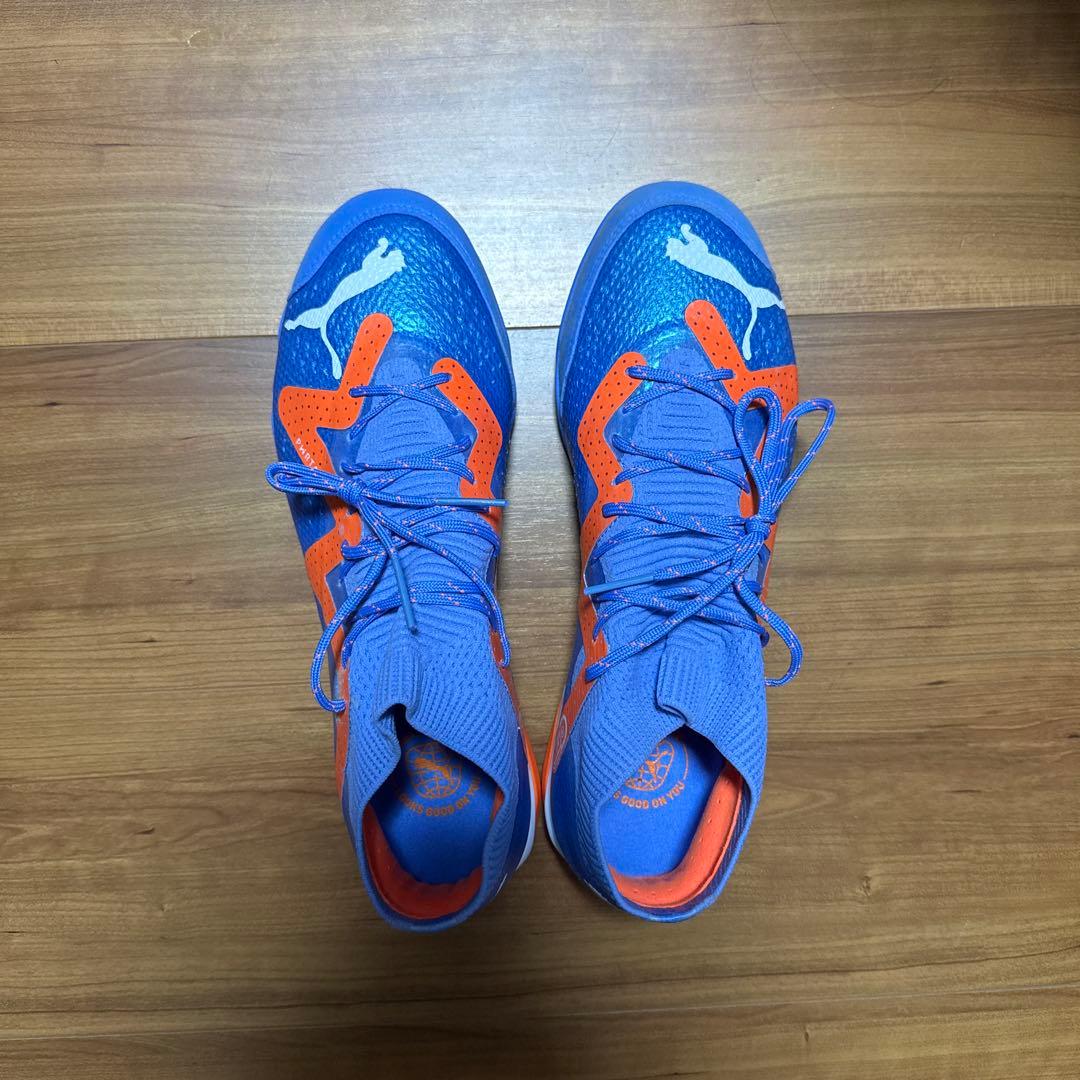 Puma サッカーシューズ 青/オレンジ