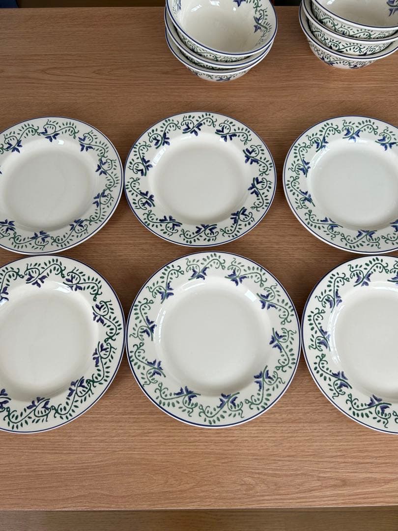 アフタヌーンティー　プレート6皿&ボウル6皿セット