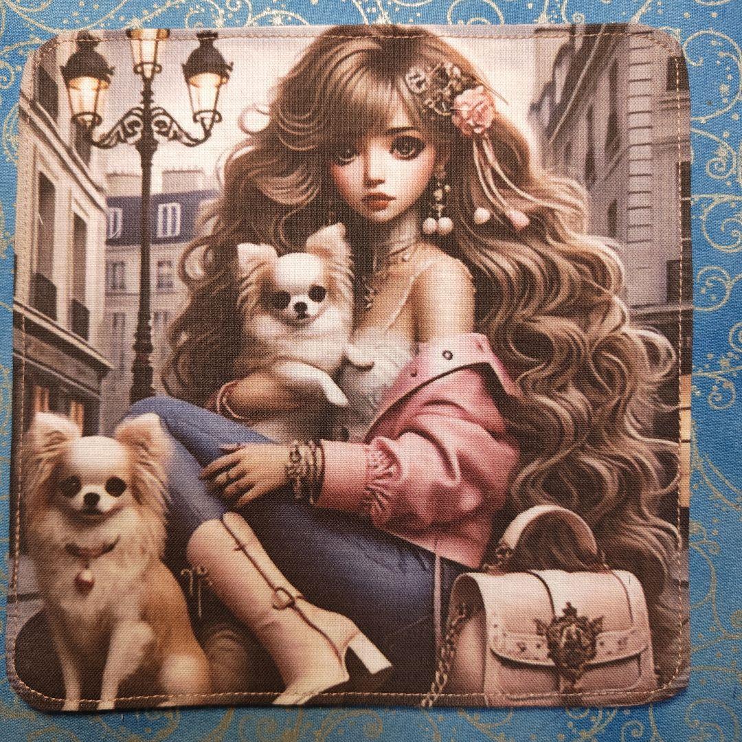 あしべ☆　ハンカチ19枚 パネル3枚　チワワちゃん柄