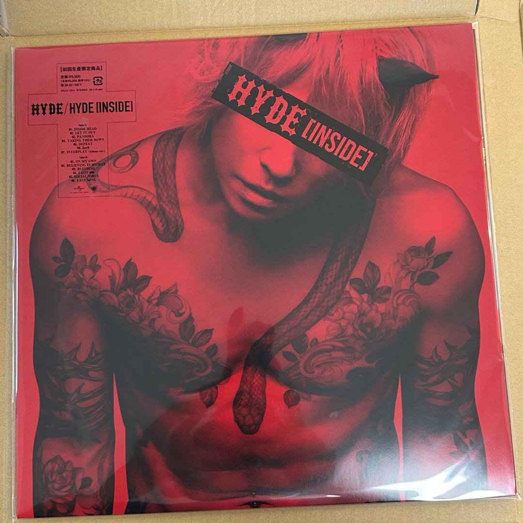 HYDE [INSIDE] アナログ　レコード　新品未開封
