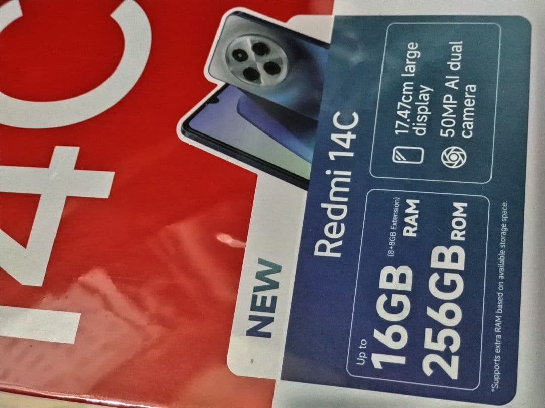 Redmi 14C simフリーRAM8GB ROM256GB ブラック 新品