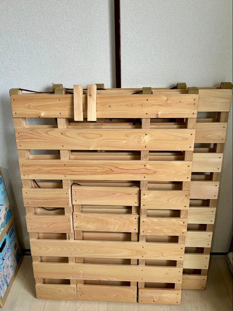 木の香　檜すのこベッド ダブルサイズ