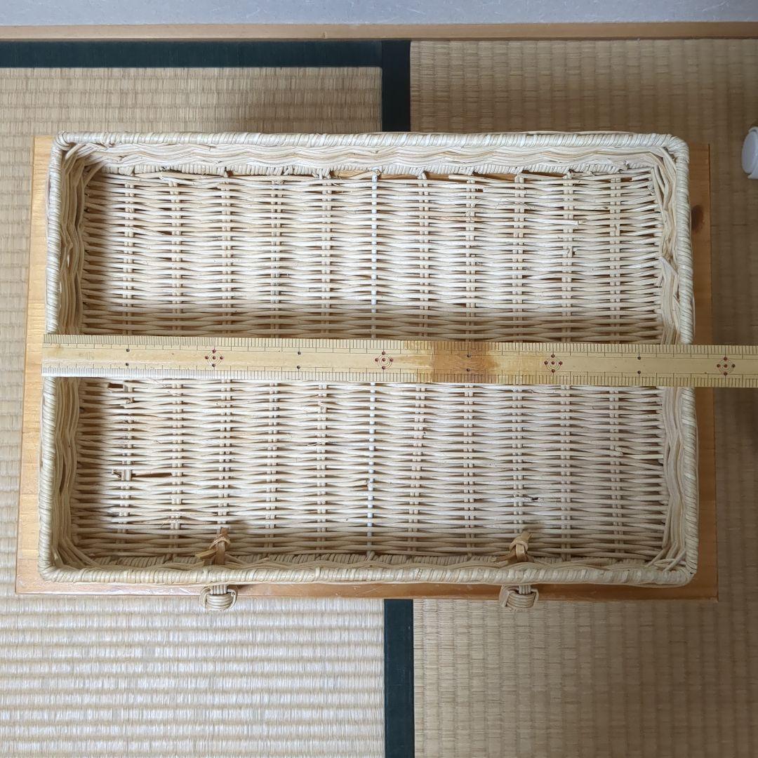 パイン材 キャスター付きパソコンデスク ロータイプ プリンター台 カントリー家具