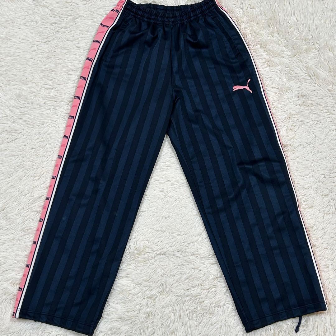 希少 PUMA ジャージ 上下 セットアップ M-L ピンク プージャ Y2K