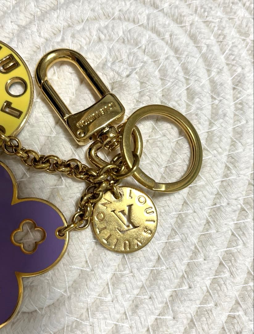 ルイヴィトン　LOUIS VUITTON キーホルダー　ポルト・クレ・ルーピング