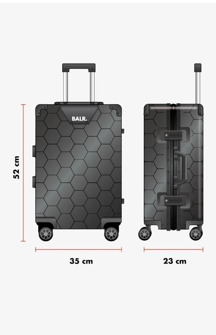 ゆーき商品 BALR. ボーラー Sサイズ キャリーケース スーツケース