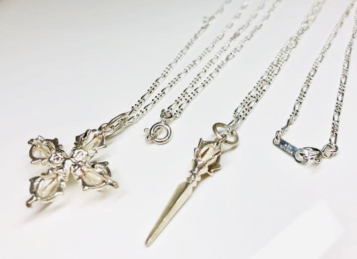 密教法具バズラ&プルパ（シルバー製）