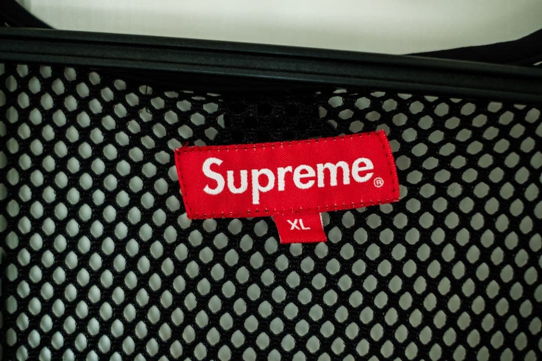 シュプリーム　メッシュフィッシングベスト 黒XL
