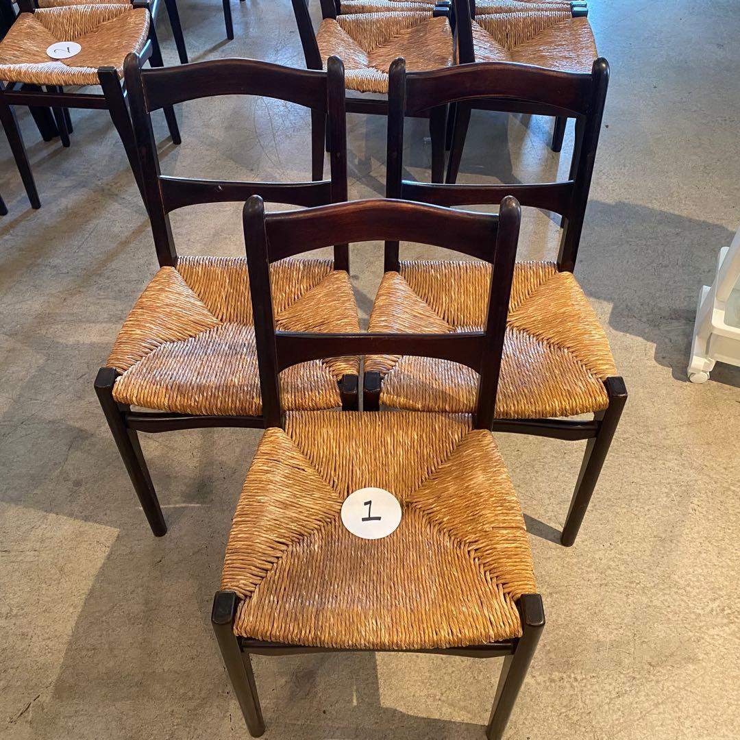 松本民芸家具　椅子　3脚セット　①