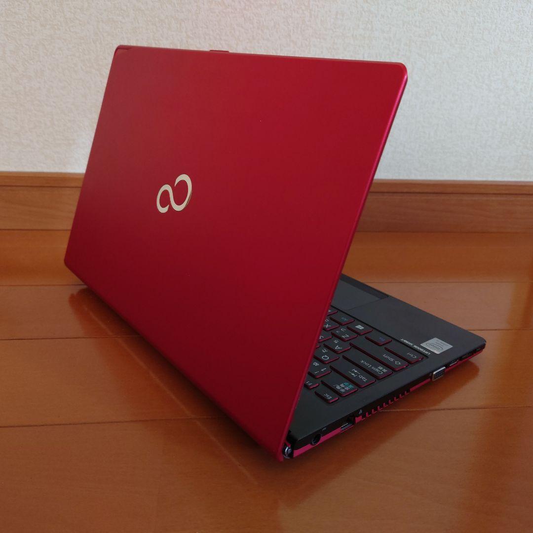 設定済❤LIFEBOOK SH90/T✨️レッド✨️タッチパネル✨️日本製