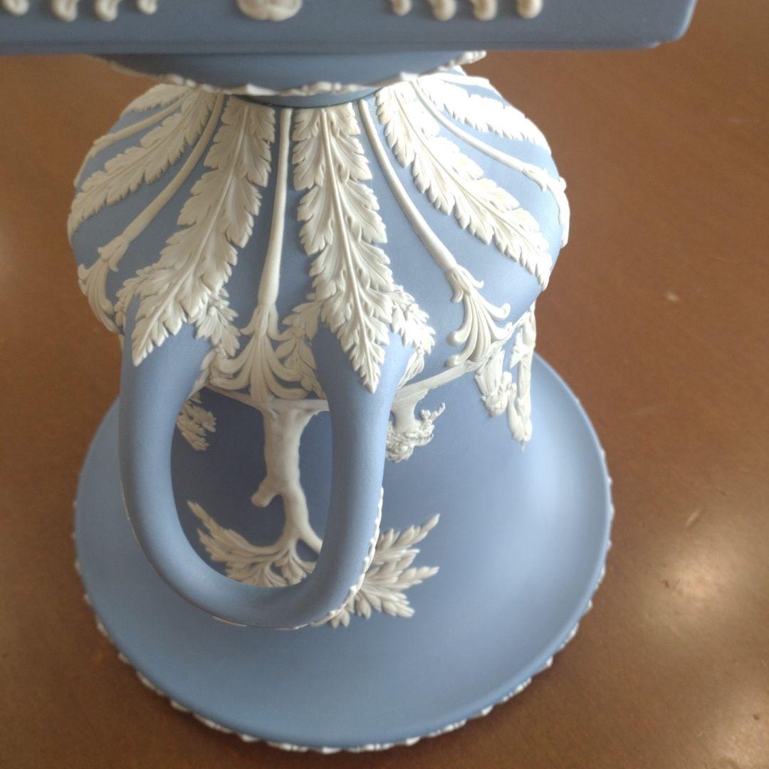 　ウェッジウッド　ジャスパー　飾り壷　フラワーベース