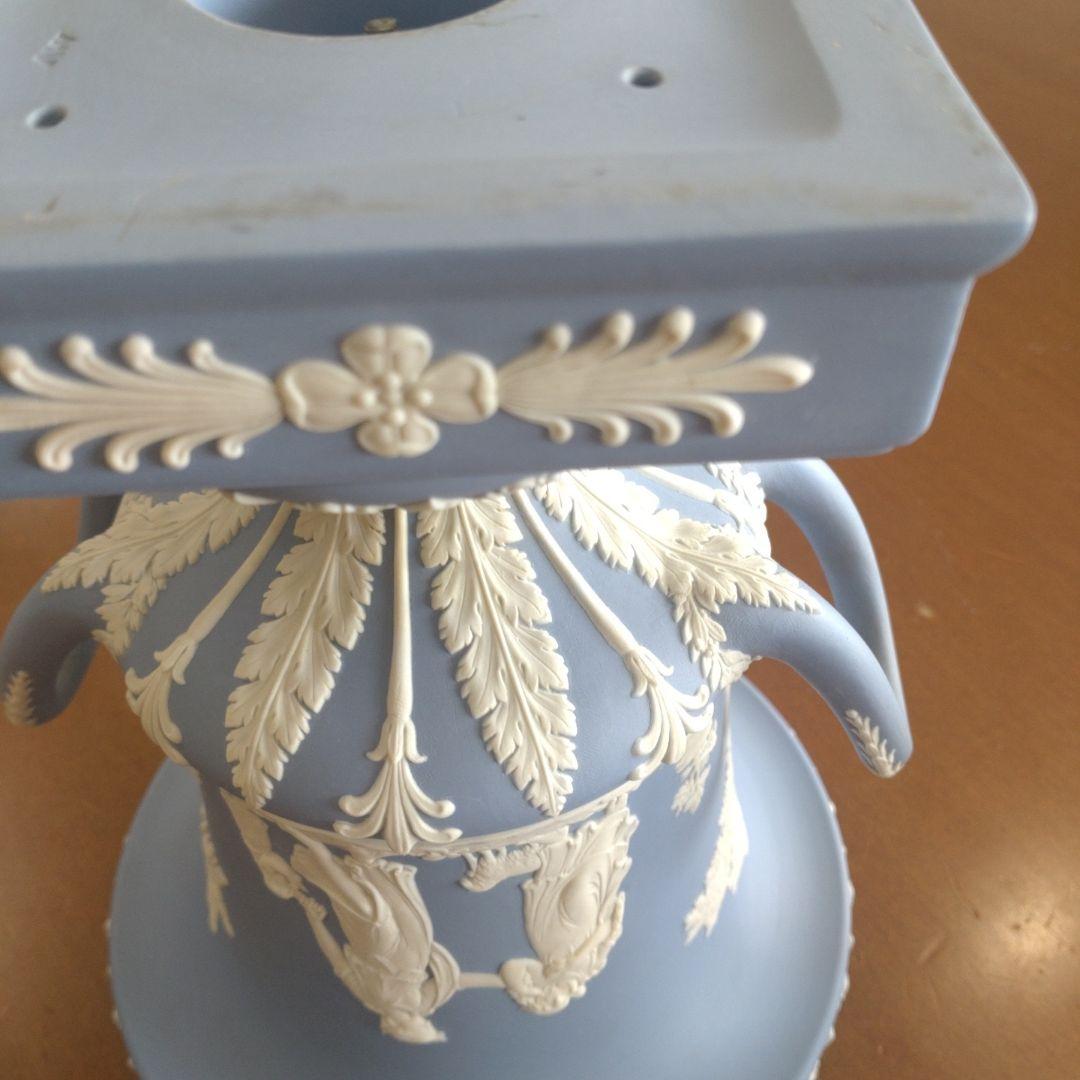 　ウェッジウッド　ジャスパー　飾り壷　フラワーベース