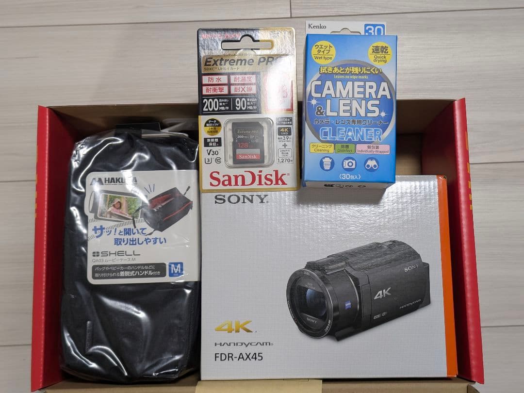 SONY 4Kビデオカメラ FDR-AX45 本体