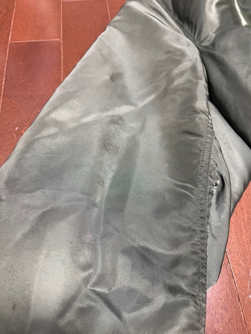 アルファ　MA1 90s USA製　オリーブ