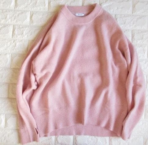 ジャーナルスタンダード 上質 ミンク カシミヤ オーバーサイズ ニット ピンク
