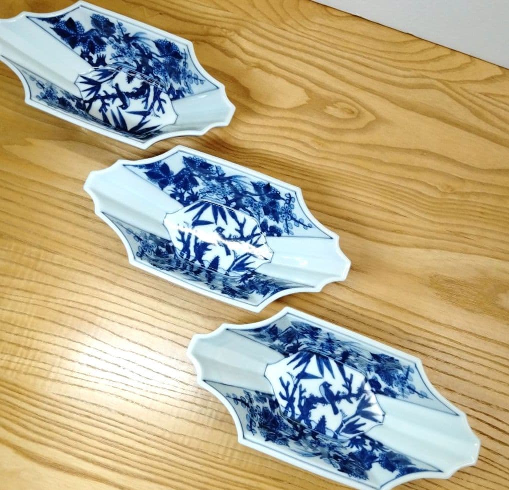 ☆ 平安三楽 清水焼 舟型鉢