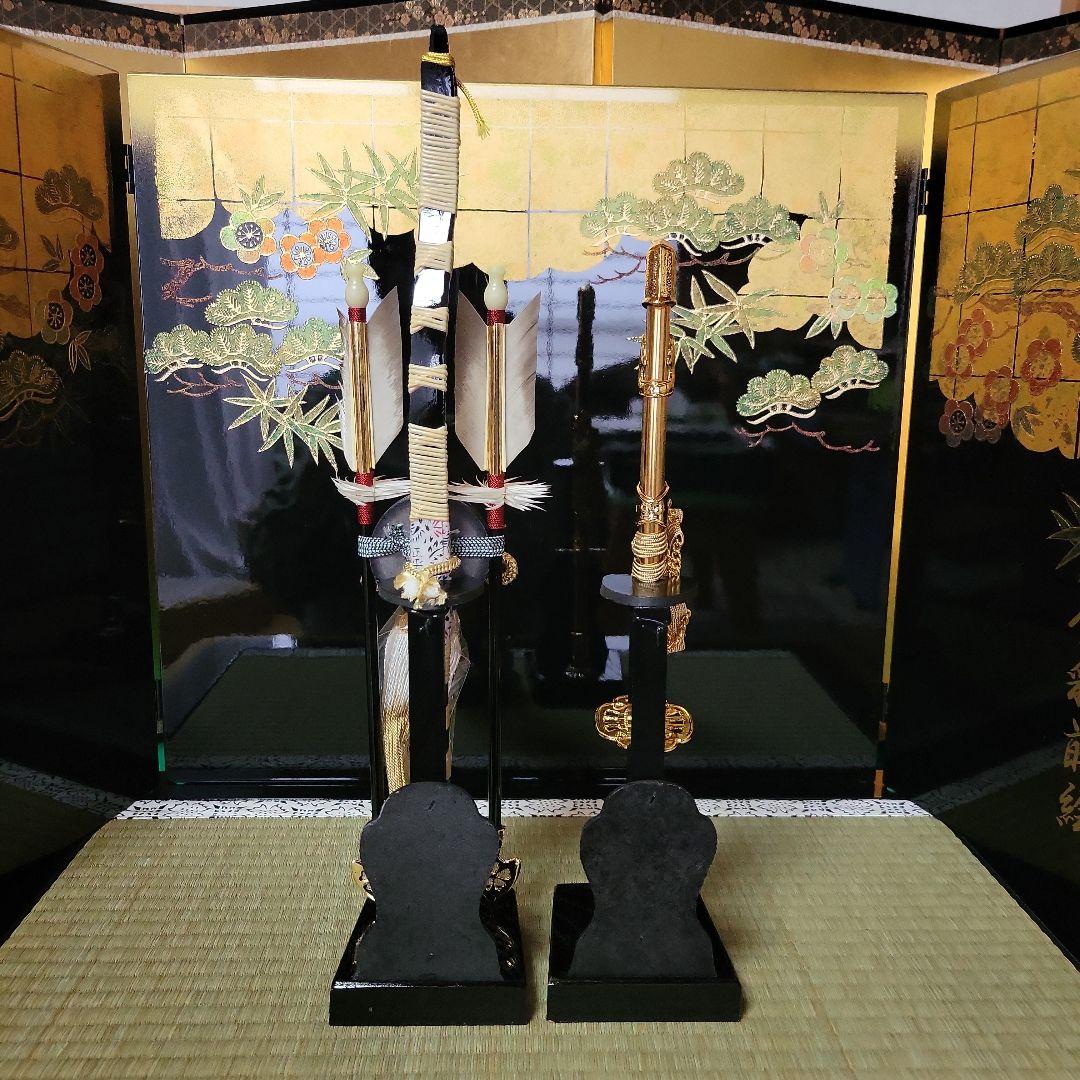 五月人形　K503　金箔と松竹梅　O