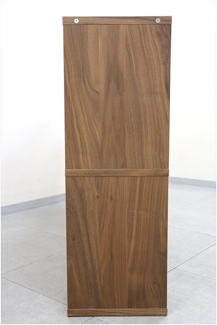 無印良品 MUJI スタッキングシェルフ　3段×2列・ウォールナット材 2段3列