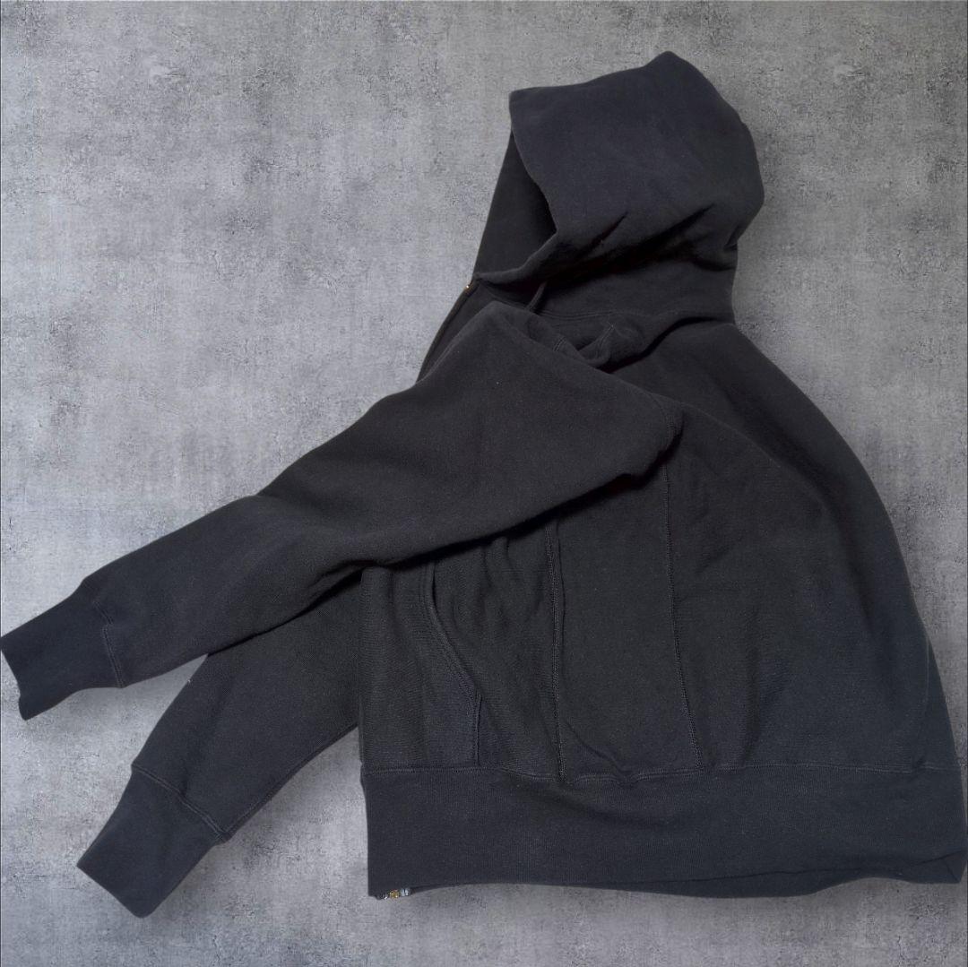 美品✨チャンピオン USA製 赤タグ リバースウィーブ パーカー XL 黒