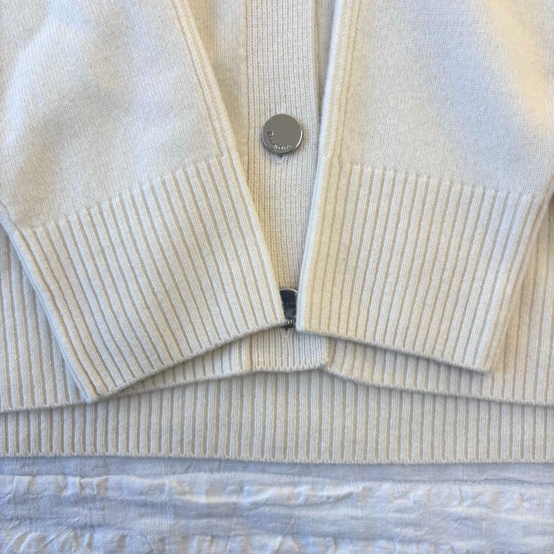 美品✨24AW diagram クーマラムニット カーディガン 定価3万