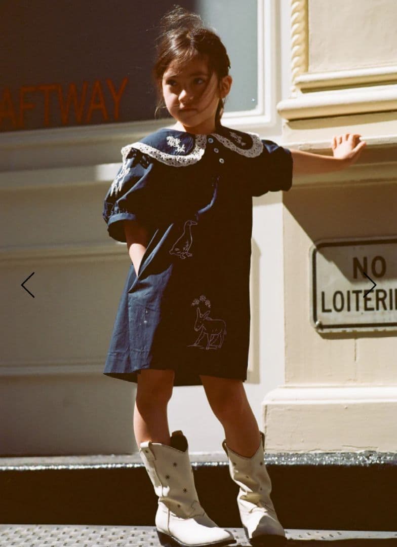 【タグ付未着用】シーニューヨーク Demi Kids Dress 12Y 子供服