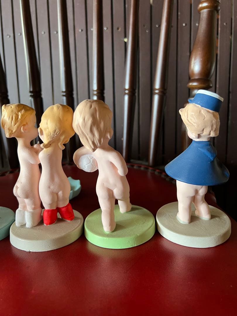 非売品★ 高島屋 タカシマヤ ローズちゃん5体昭和 レトロ 置き物 飾り