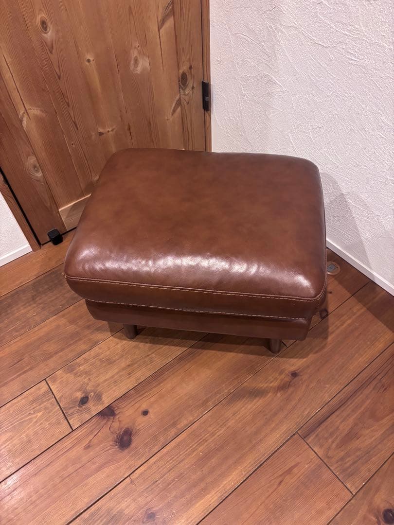 美品✨希少•廃盤品 UNICO MOLN ウニコ モルン オットマン　本革