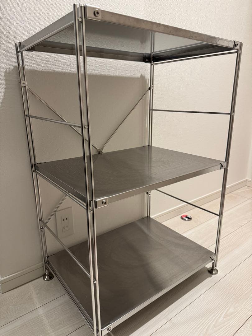 無印良品　ステンレス製 スチールラック（小）
