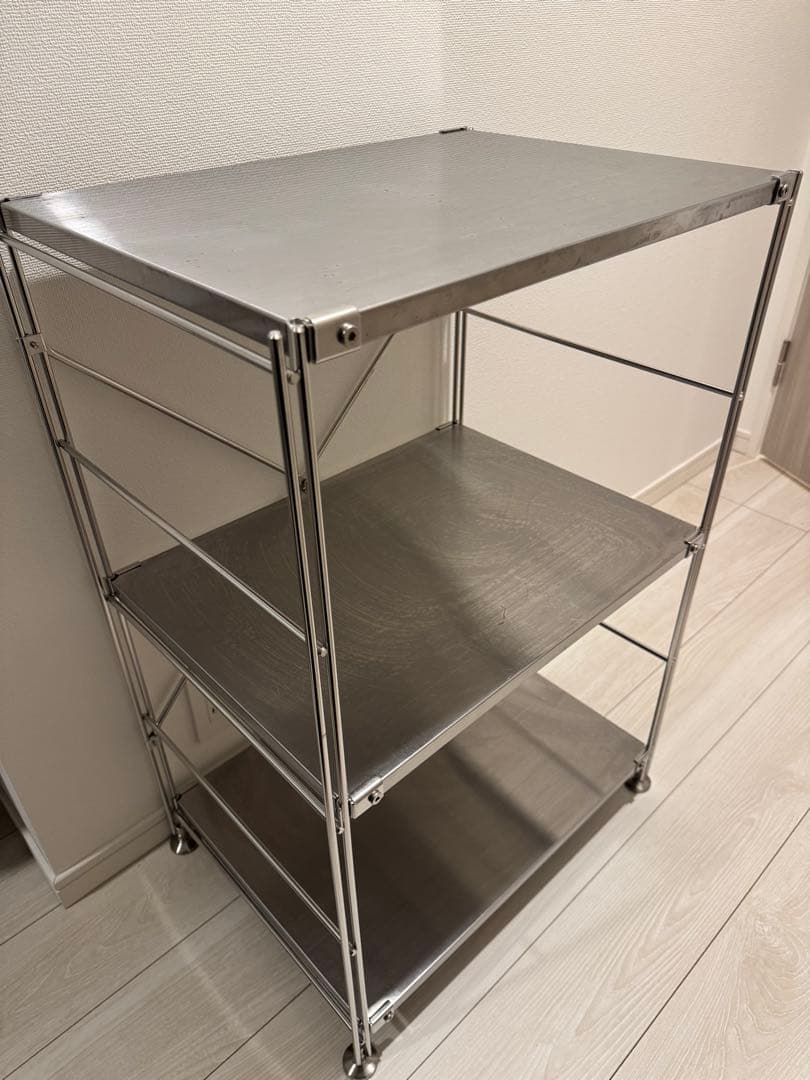 無印良品　ステンレス製 スチールラック（小）