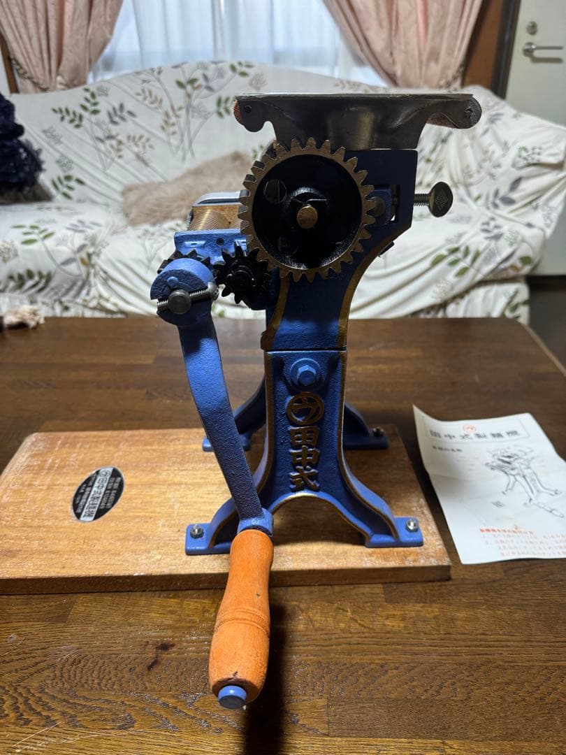 田中式 製麺機 手動式 鋳物製｜説明書あり｜稼働確認済み