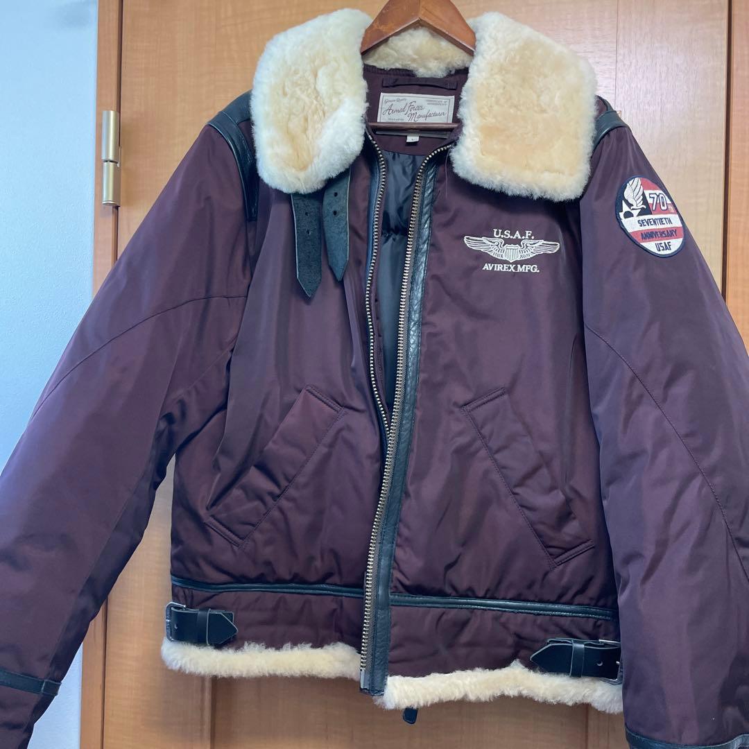 初売りセール‼️アビレックス70周年USAFタイプB-3 ダウン Lサイズ