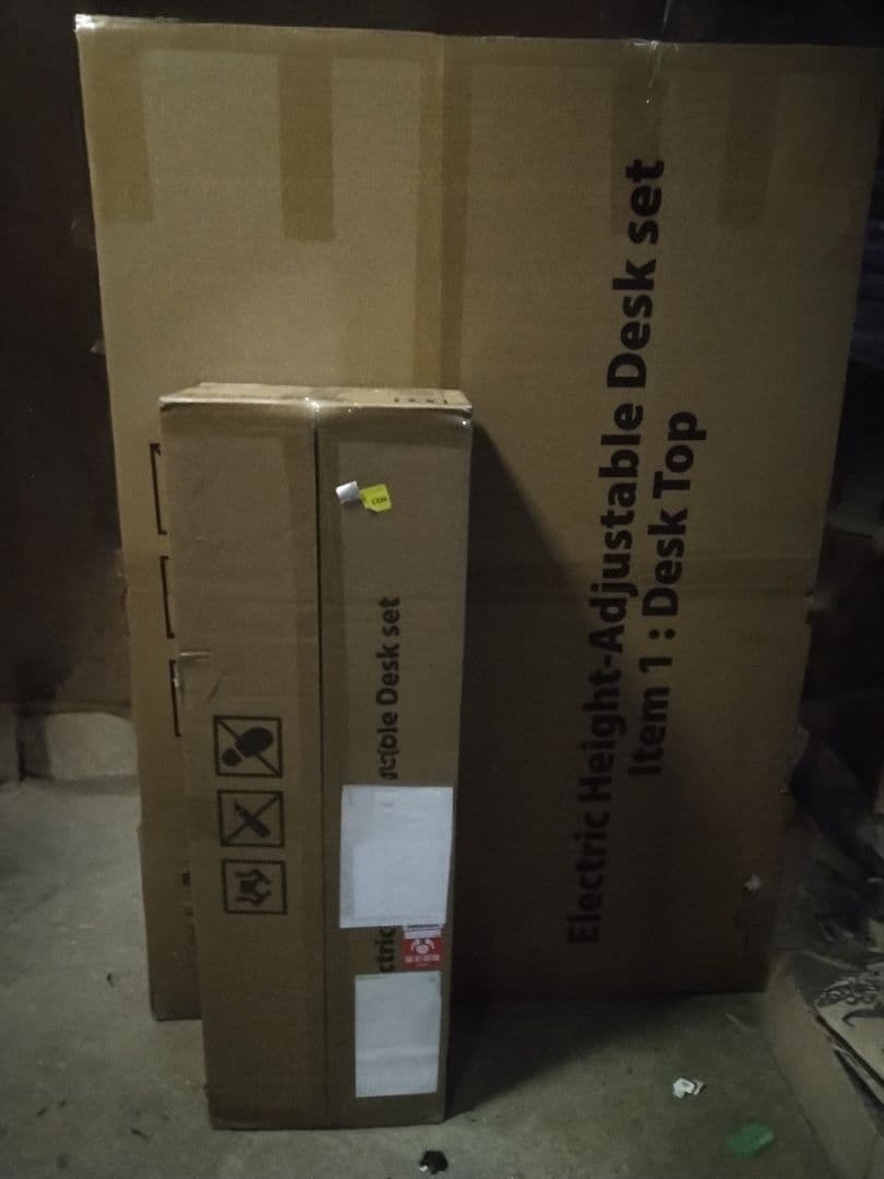 Pixio ゲーミングデスク 脚部天板セット 電動昇降 ホワイト 120×70