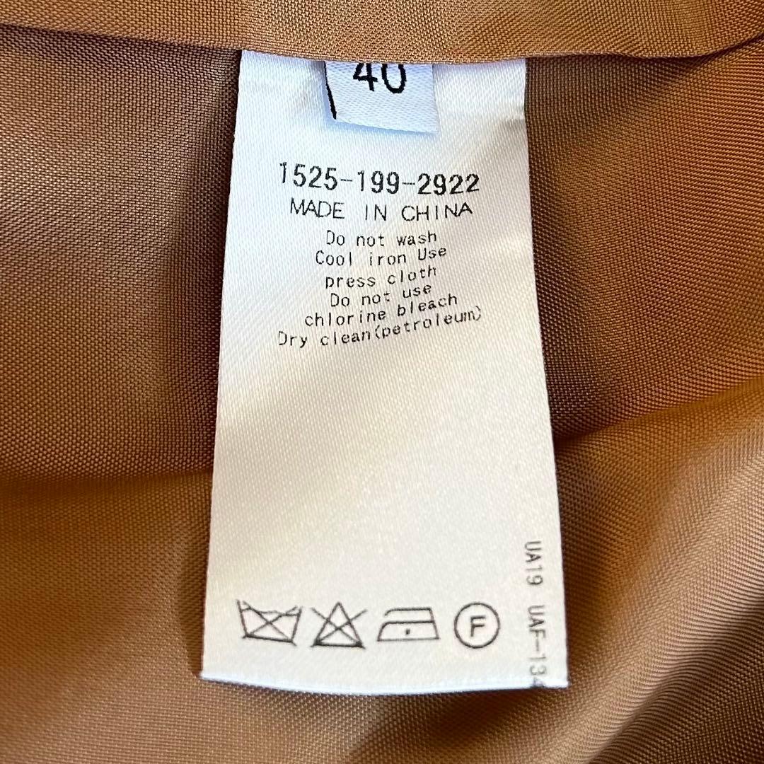 極美品✨ユナイテッドアローズ カシミヤ100% ベルテッドコート キャメル　L