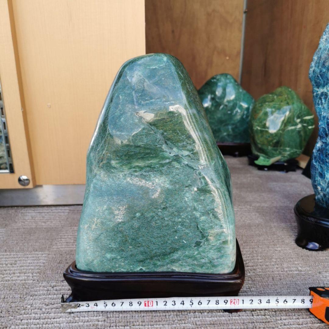アベンチュリン　8.1キロ　インド翡翠　翡翠　ヒスイ　鑑賞石　石　置物　オブジェ