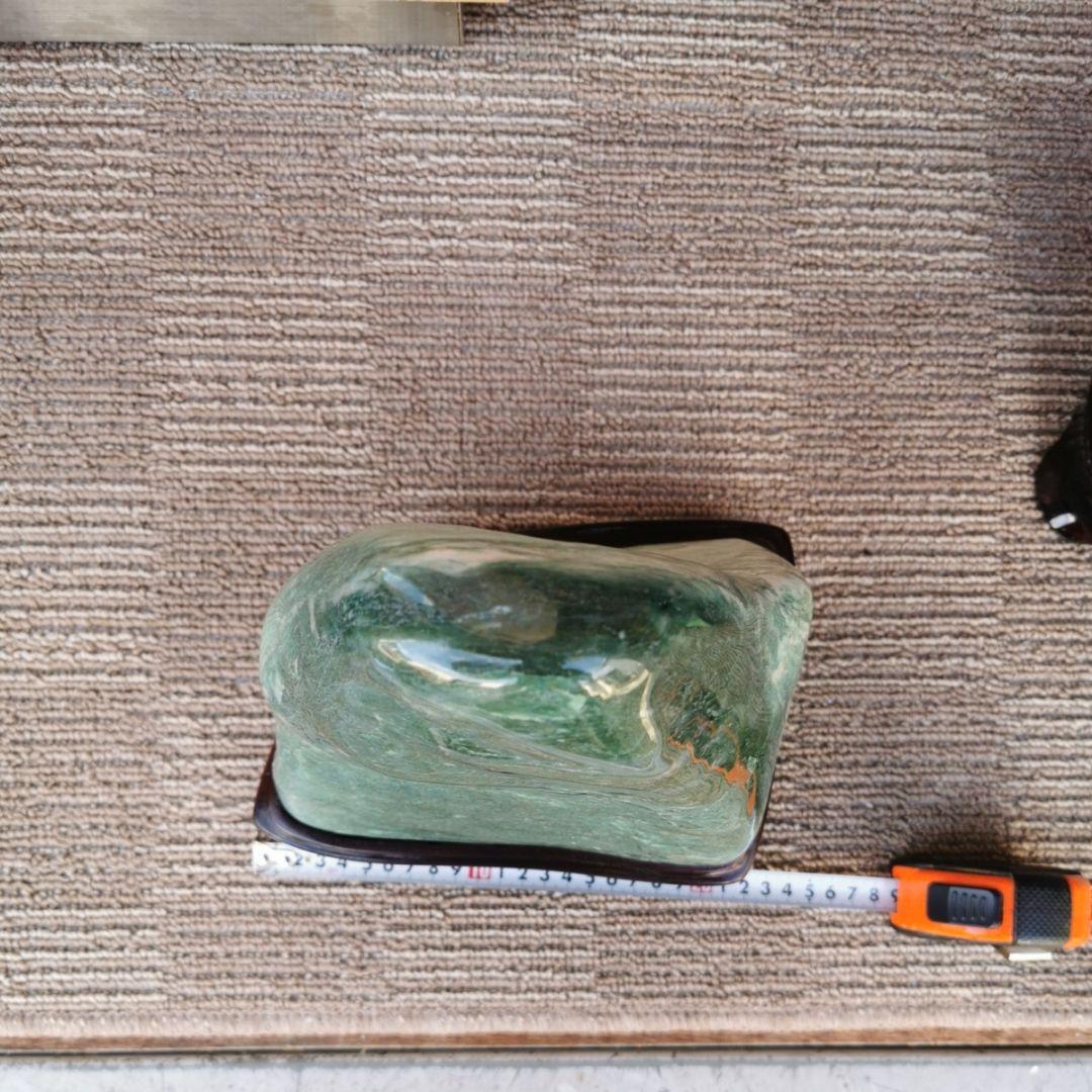 アベンチュリン　8.1キロ　インド翡翠　翡翠　ヒスイ　鑑賞石　石　置物　オブジェ
