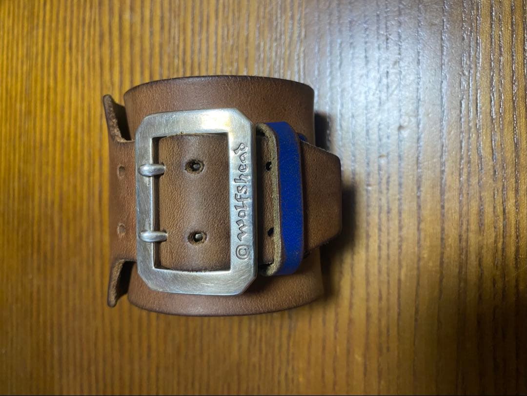 WOLF'S HEAD 70mm シルバーバックルカスタム　2000年代初期