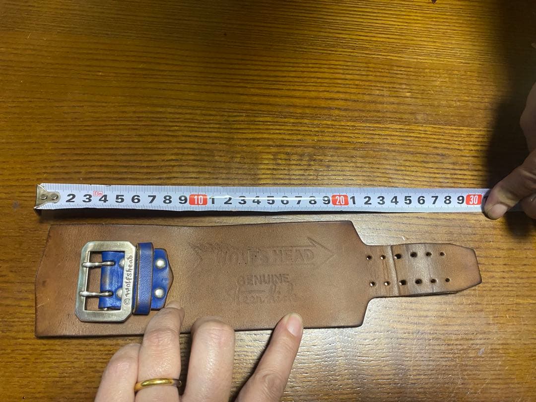 WOLF'S HEAD 70mm シルバーバックルカスタム　2000年代初期