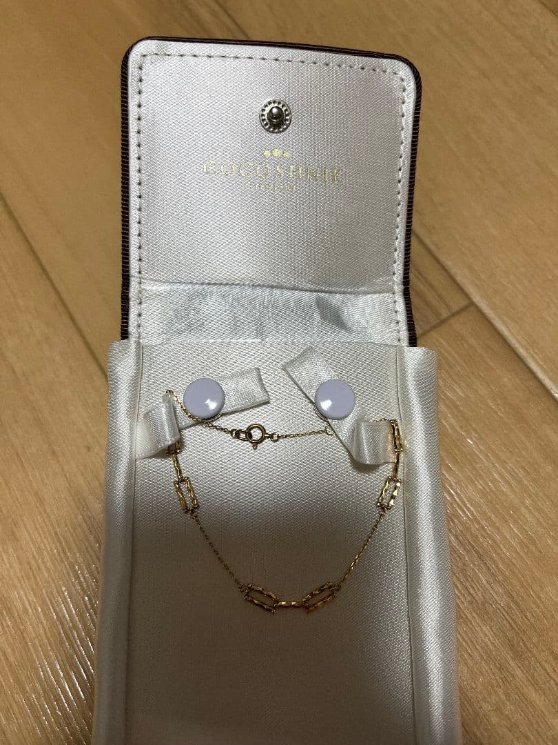 COCOSHNIK ゴールドチェーンブレスレット