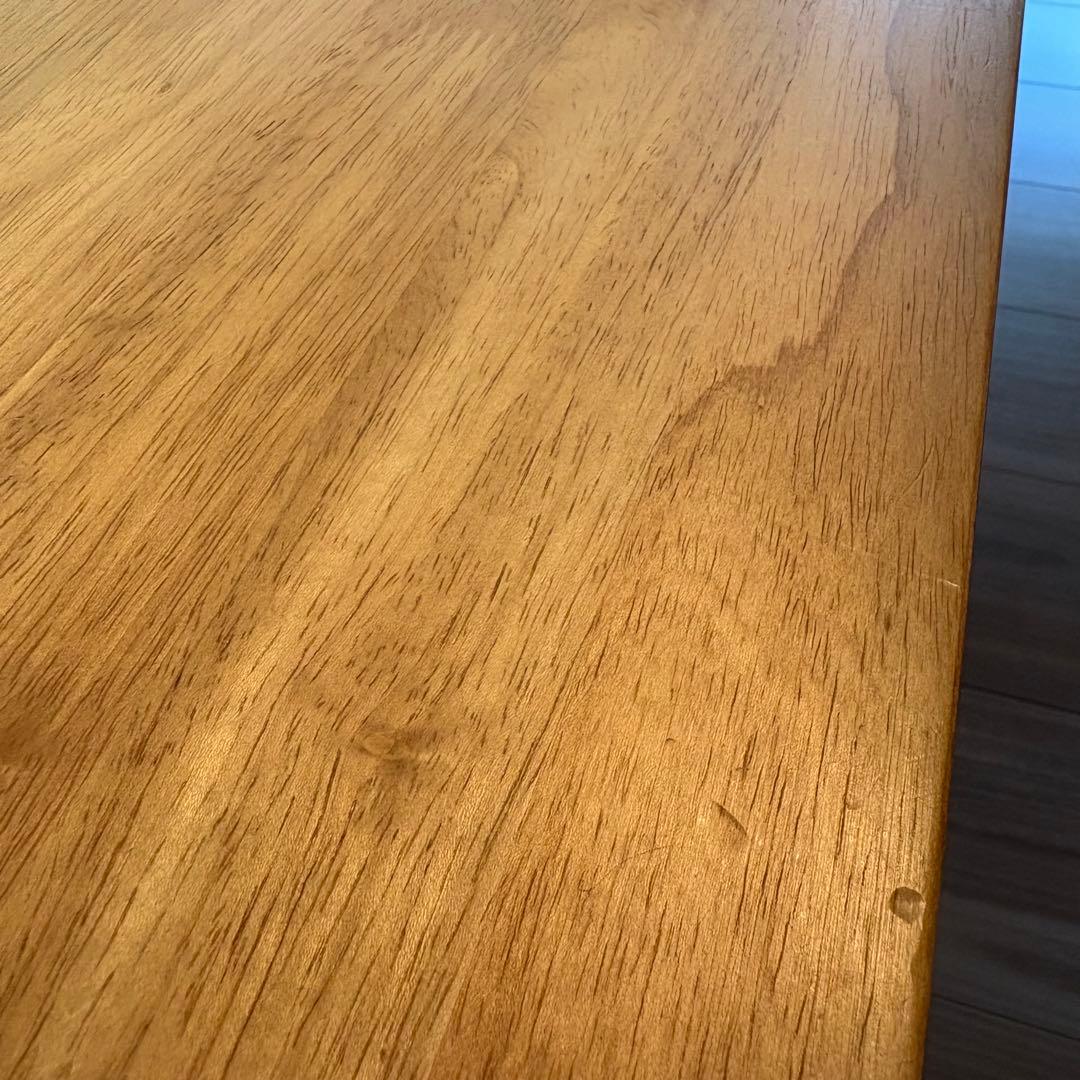 松田家具 天然木 白王ダイニングテーブル ベンチイス 3点セット