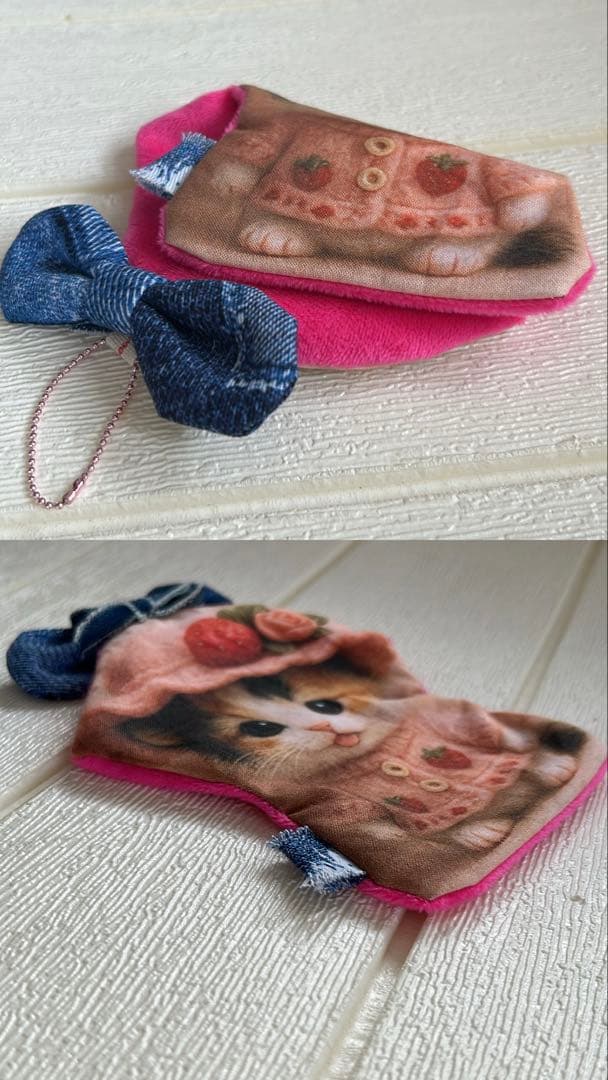 ハンドメイド　コヤンイサムチョン♡猫ちゃん❣️スマホクリーナー♡手袋❣️